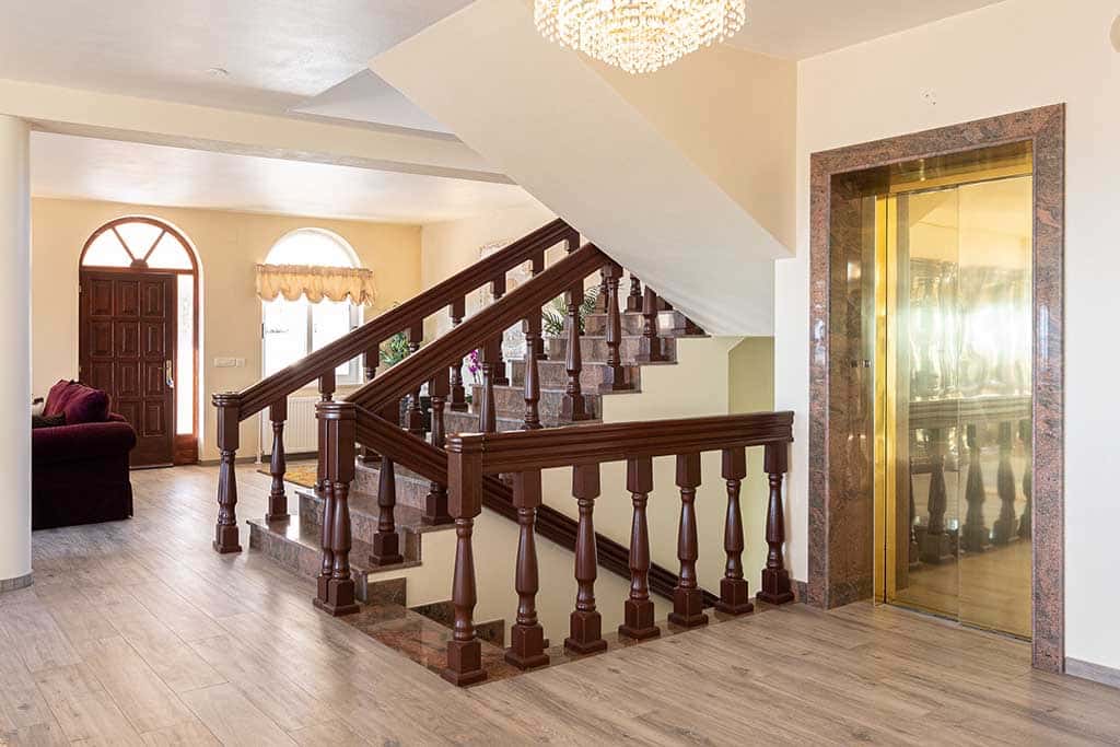 Luxury villa citrine stairs